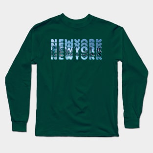 Global Cities: New York City-USA Long Sleeve T-Shirt